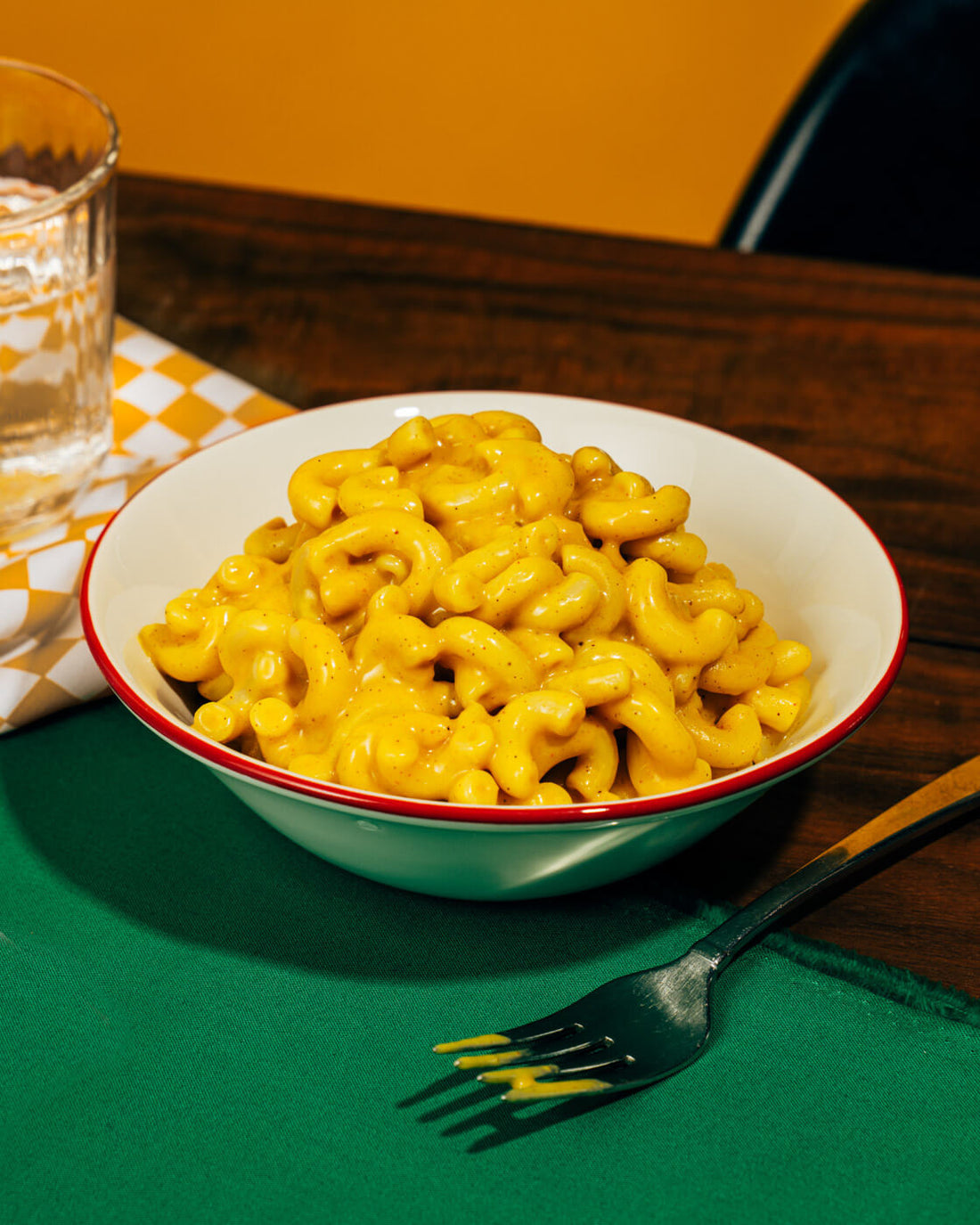 GrownAs mac and cheese served in a bowl
